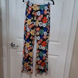 Floral Patterned Pants